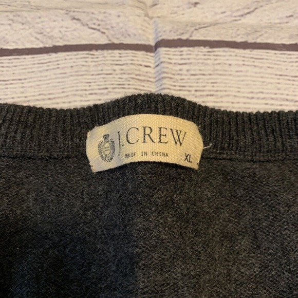 J. Crew Argyle Mens Size XL Cotton Cashmere Blend Sweater - Picture 6 of 7